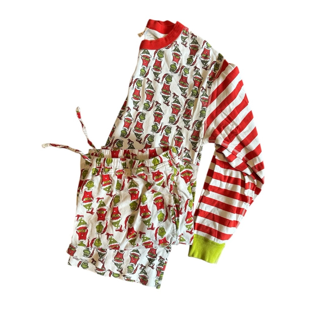 Hanna Andersson Grinch Men’s Christmas Pajama Set | size large